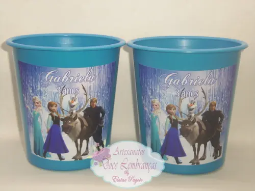 Balde de Pipoca 1l Frozen