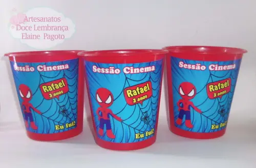 Balde de Pipoca 1l Homem Aranha