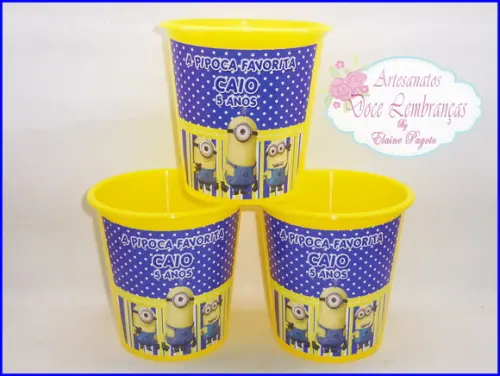 Balde de Pipoca 1l Minions