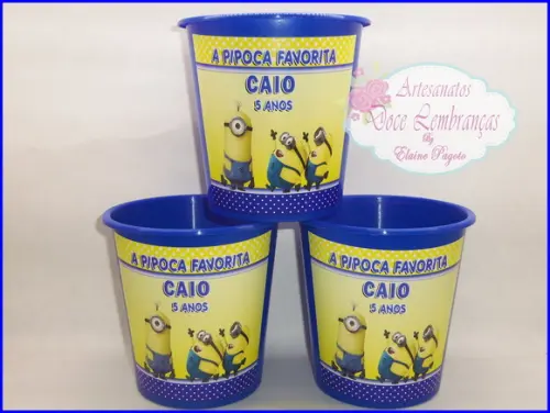 Balde de Pipoca 1l Minions