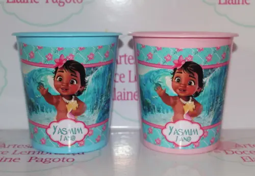 Balde de Pipoca 1l Moana Baby 35 Unidades