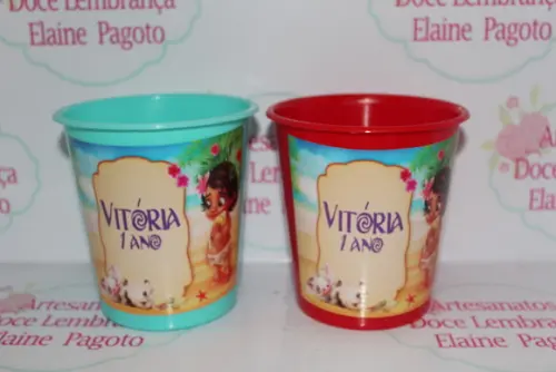 Balde de Pipoca 1l Moana Baby 35 Unidades