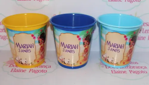 Balde de Pipoca 1l Moana Baby 35 Unidades