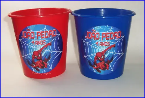 Balde de Pipoca Homem Aranha
