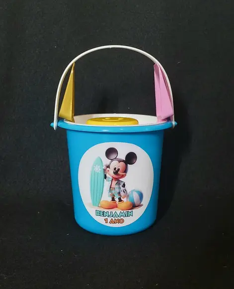 Baldinho de Praia Mickey Disney
