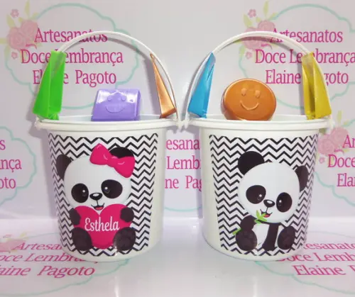 Baldinho de Praia Ursinho Panda