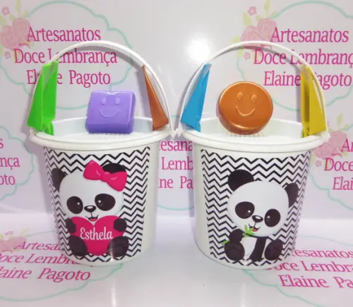 Baldinho de Praia Ursinho Panda
