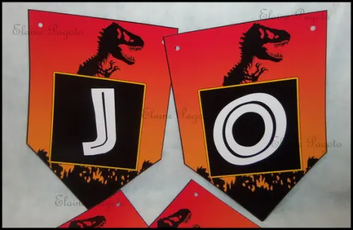 Bandeirola Jurassic Park