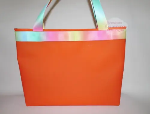 Bolsa de Praia em Silicone Laranja