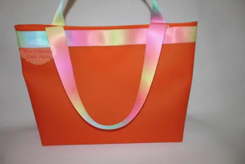 Bolsa de Praia em Silicone Laranja