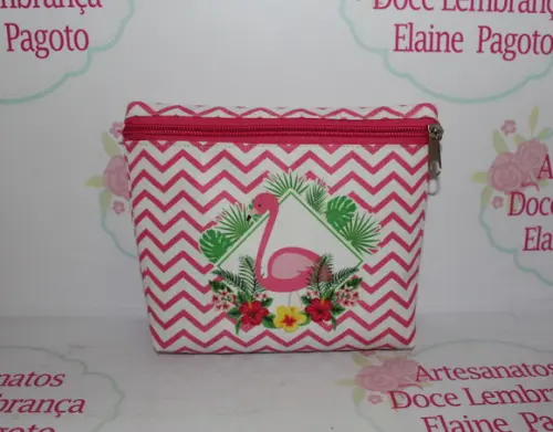 Bolsa Necessaire Flamingo