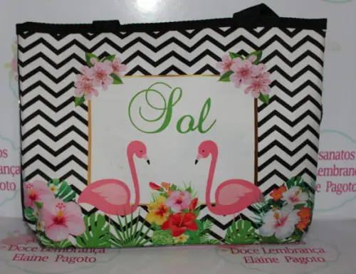 Bolsa Praia Flamingo