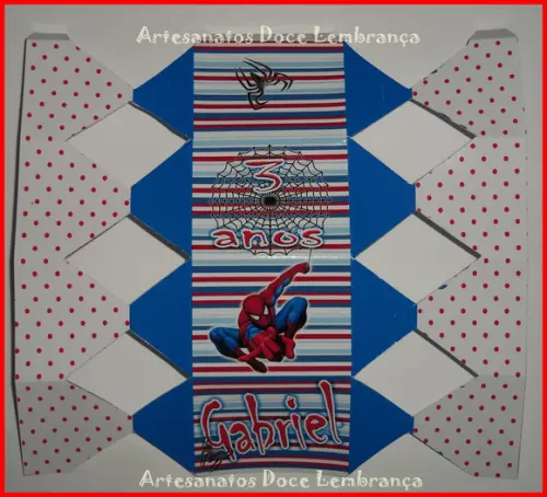 Caixa Bala do Homem Aranha