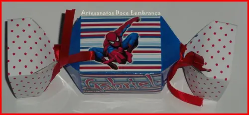 Caixa Bala do Homem Aranha