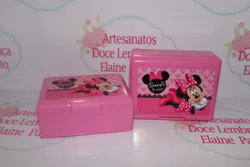 Caixa Box - Marmitinha Minnie Rosa