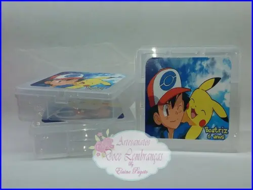 CAIXA ORGANIZADORA 6 DIVISÓRIAS Pokémon