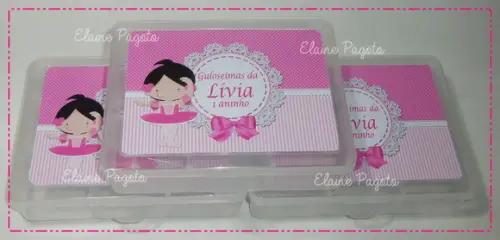 Caixa organizadora Bailarina