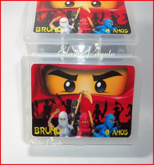 Caixa organizadora Ninja Lego