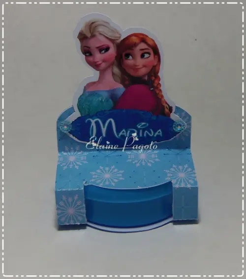 Caixa para latinha Frozen