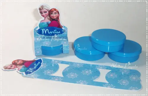Caixa para latinha Frozen
