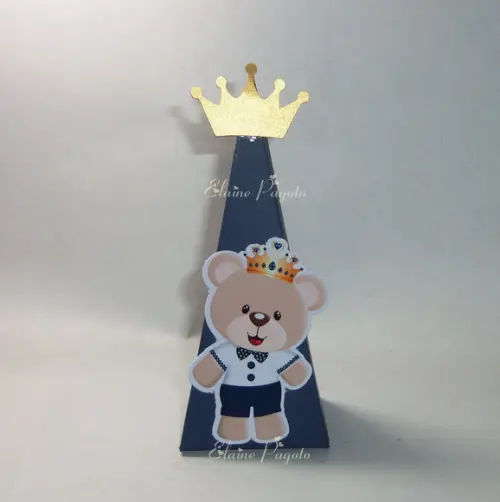 Caixa Piramide Ursinho Príncipe