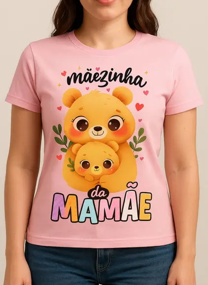 Camisa Personalizada Dia das Mães