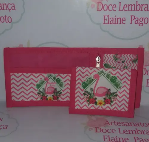 Carteira Flamingo 10 Unidades