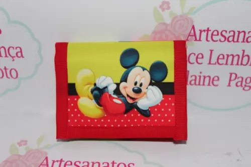 Carteira Infantil Mickey