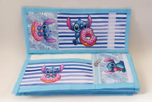 Carteira Infantil Stitch 50 Unidades