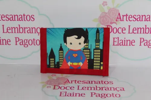 Carteira Infantil Super Homem 100 Unidades