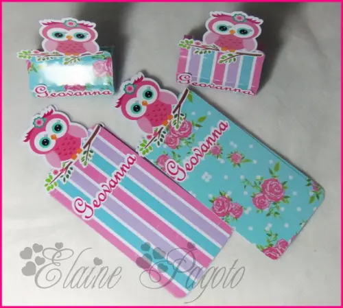 Chocolate duplo corujinha
