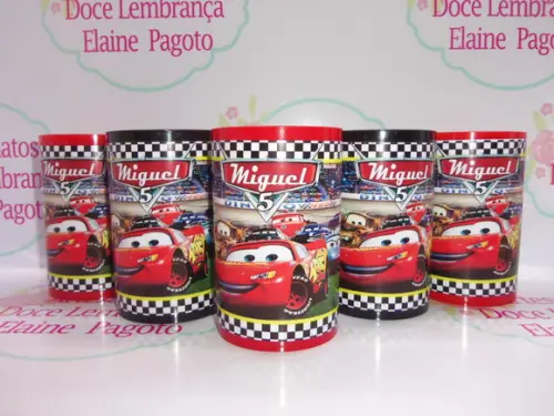 Cofrinho Acrílico Carros Disney