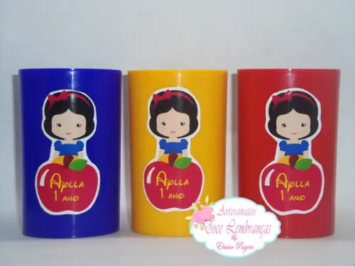 Cofrinho de Plástico Branca de Neve