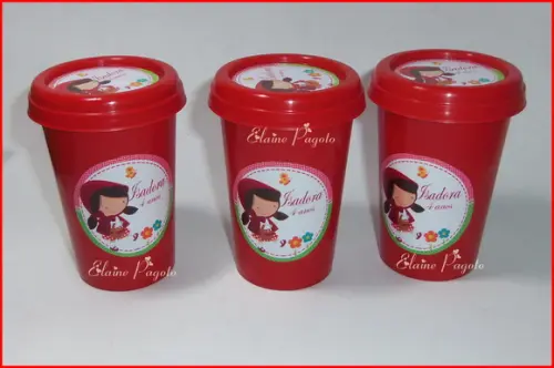 Copo 200ml Chapeuzinho Vermelho