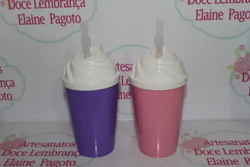 Copo c/ canudo Chantilly S/ personalizar