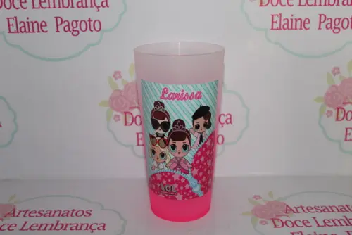 Copo Ecológico FOSCO DEGRADÊ LOL Surprise