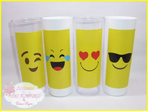 Copo Long Drink Emoji