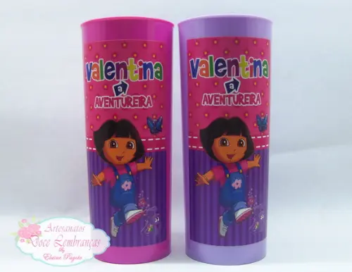 Copo Long Drink Dora a Aventureira