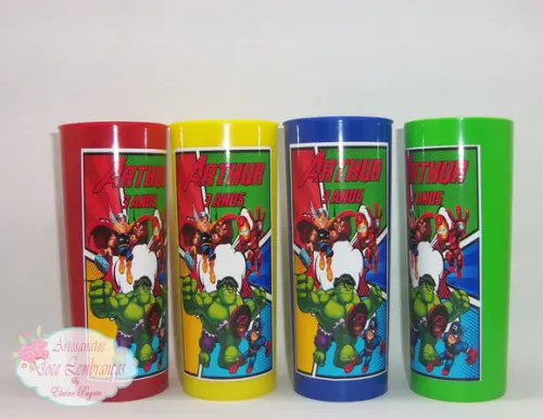 Copo Long Drink Os Vingadores Baby