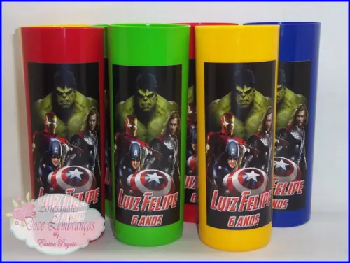 Copo Long Drink Os Vingadores