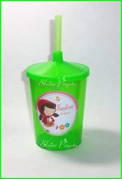 Copo Shake 300ml Chapeuzinho Vermelho