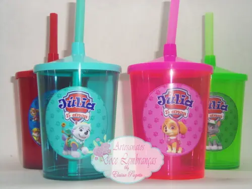 Copo Shake 300ml Patrulha Canina