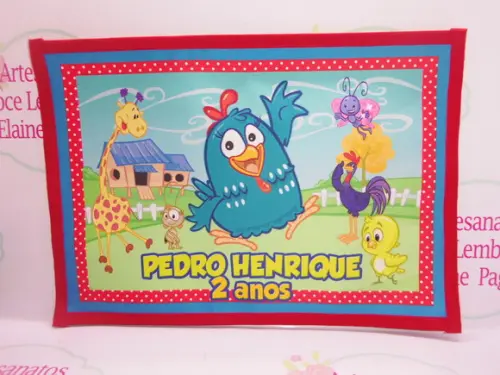 Jogo Americano Galinha Pintadinha