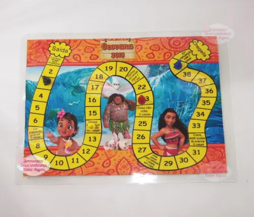 Jogo de Tabuleiro Moana