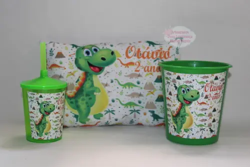 Kit Cinema + Travesseiro Dino