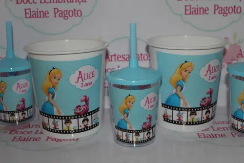 Kit Cineminha Alice no País das Maravilhas