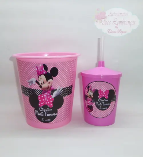 Kit Cineminha Minnie Rosa