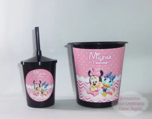 Kit Cineminha Minnie Rosa