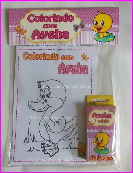 Kit de Colorir do Patinho