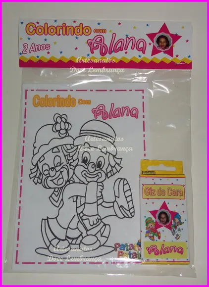 Kit de colorir do Patati e Patatá!!!